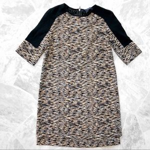 French Connection Crepe dress with sleeves